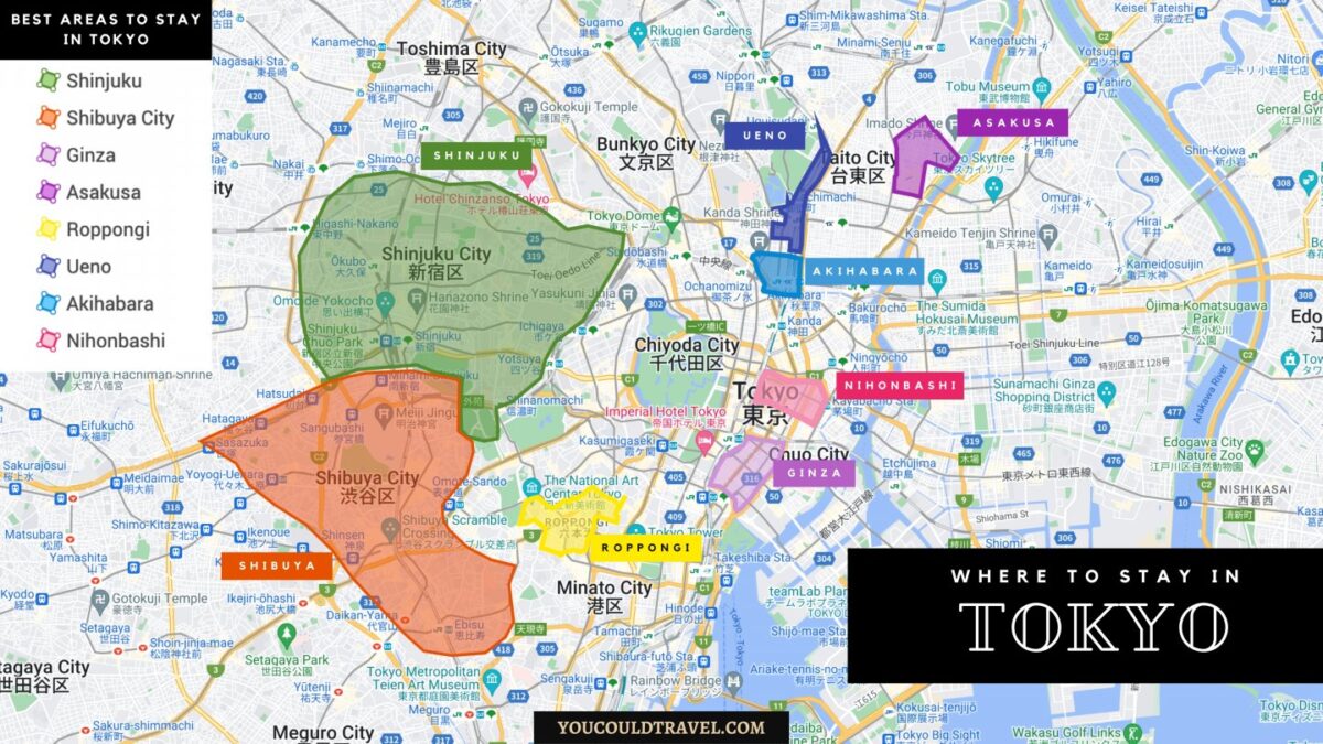 Where to stay in Tokyo - Best Areas to Stay in Tokyo for 2023